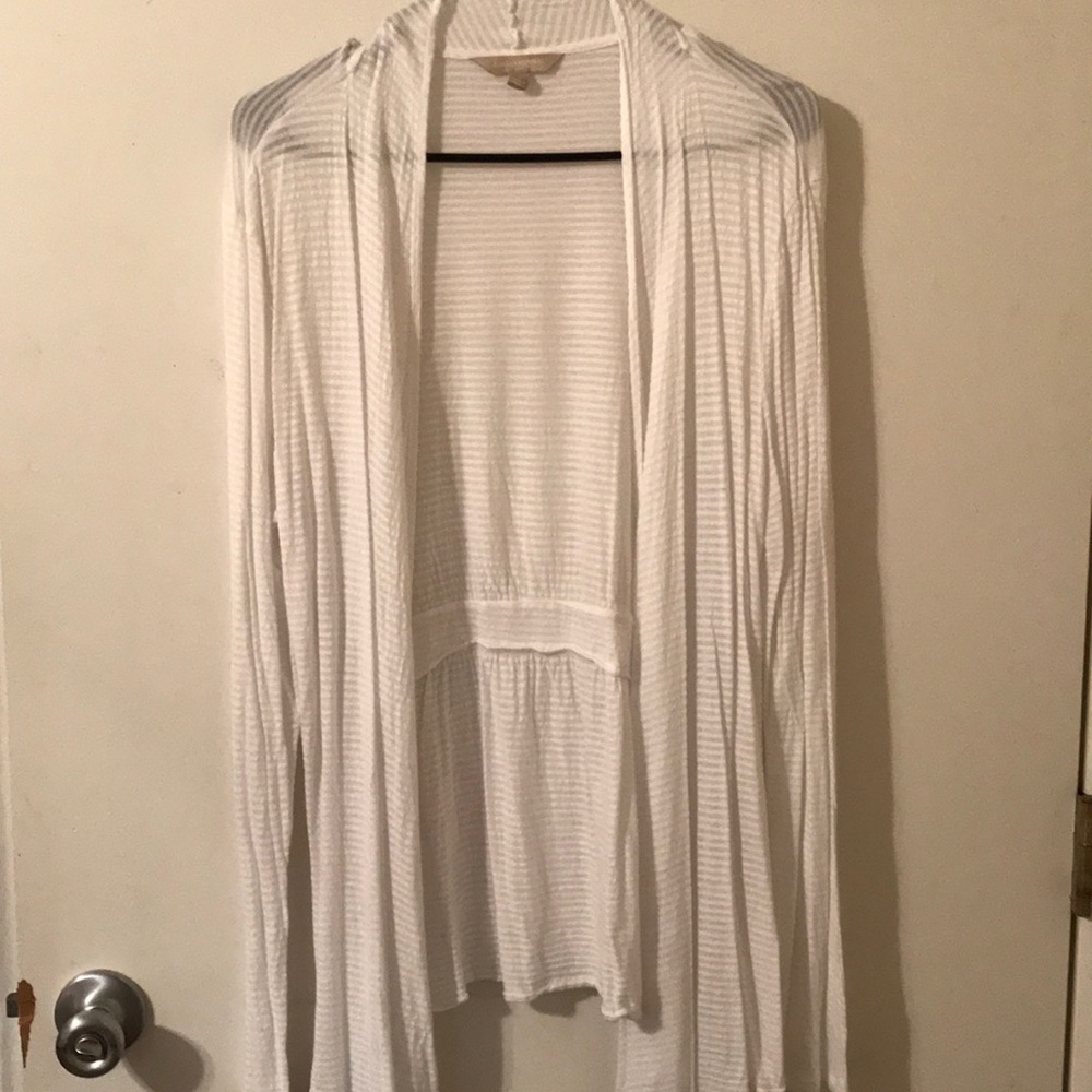 Banana Republic white cardigan